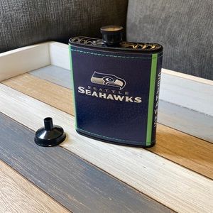 Seahawks Plastic Flask